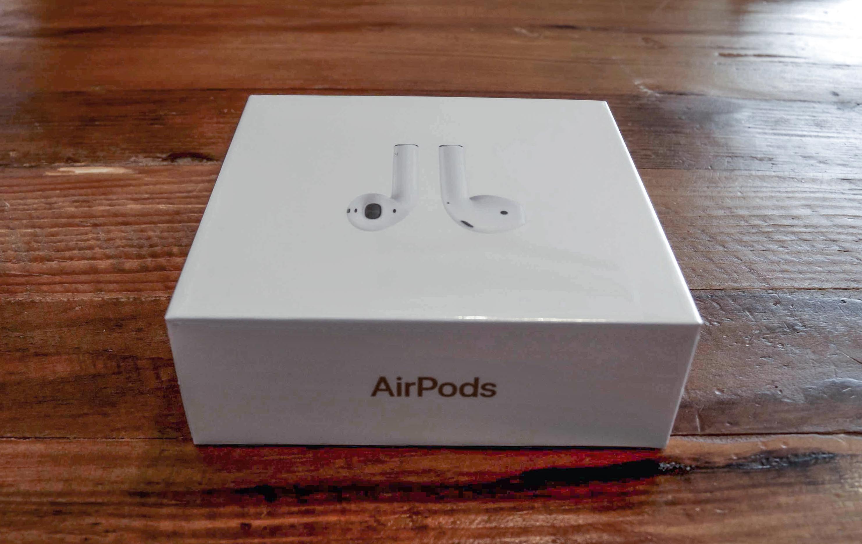 AirPodsのパッケージデザイン画像