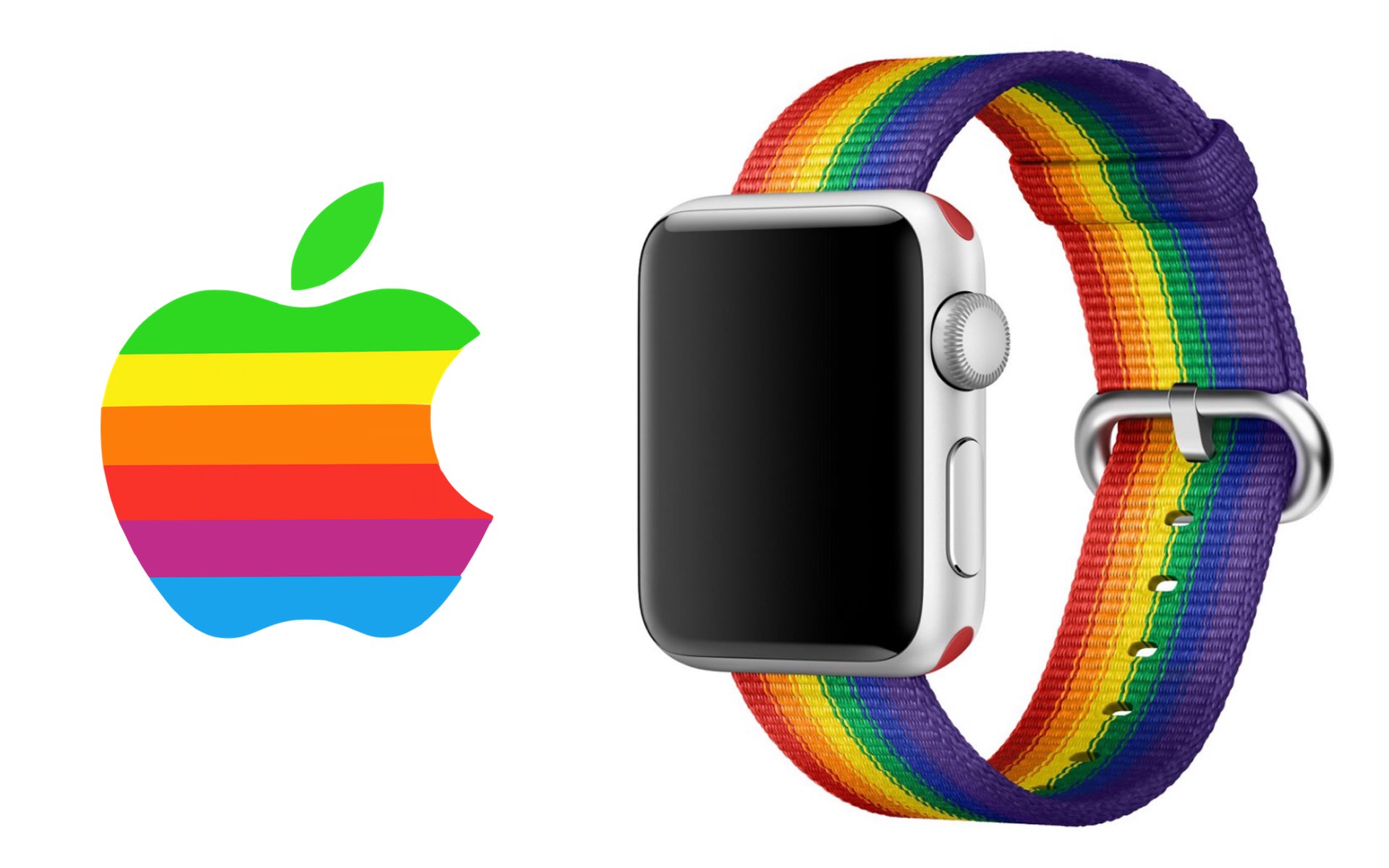 Apple Watchのバンドのおしゃれでおすすめなブランドは?Apple公式!【LGBT レインボーカラーバンド】