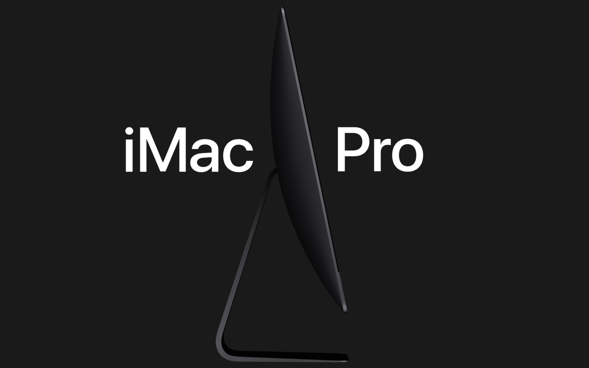iMac Pro横向きの写真