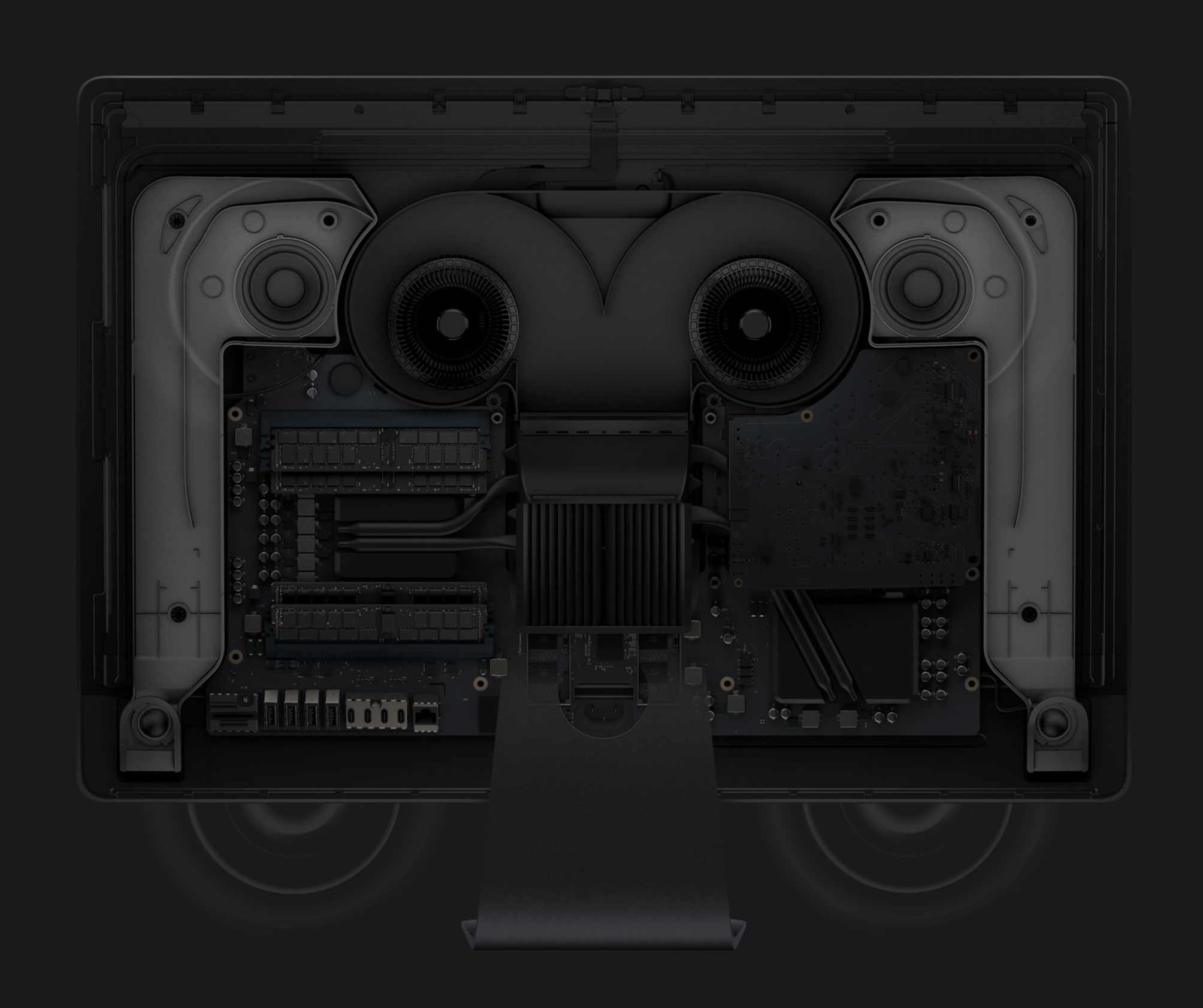 iMac Pro 新しいスピーカーの写真