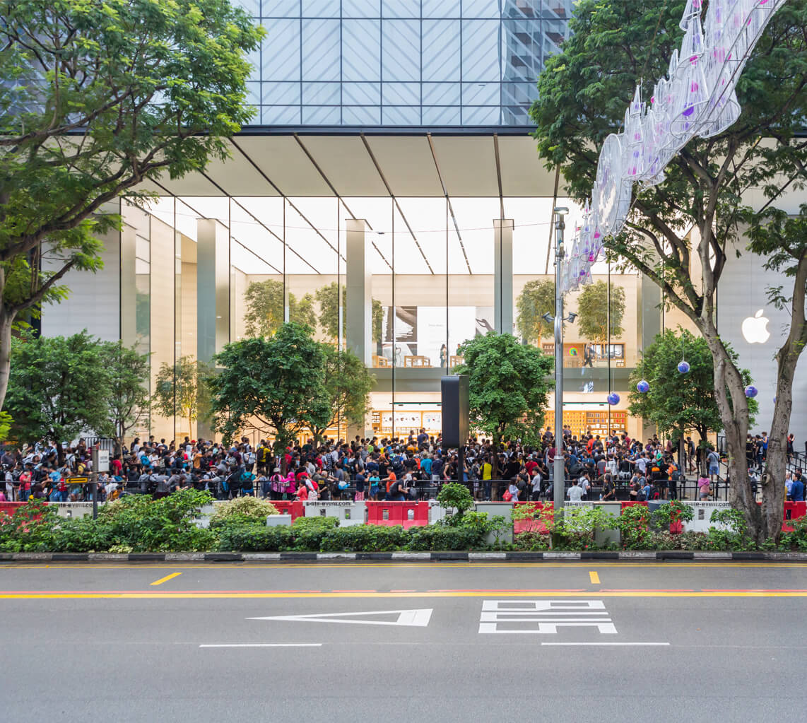 iPhoneX-Launch-Singaporeの写真