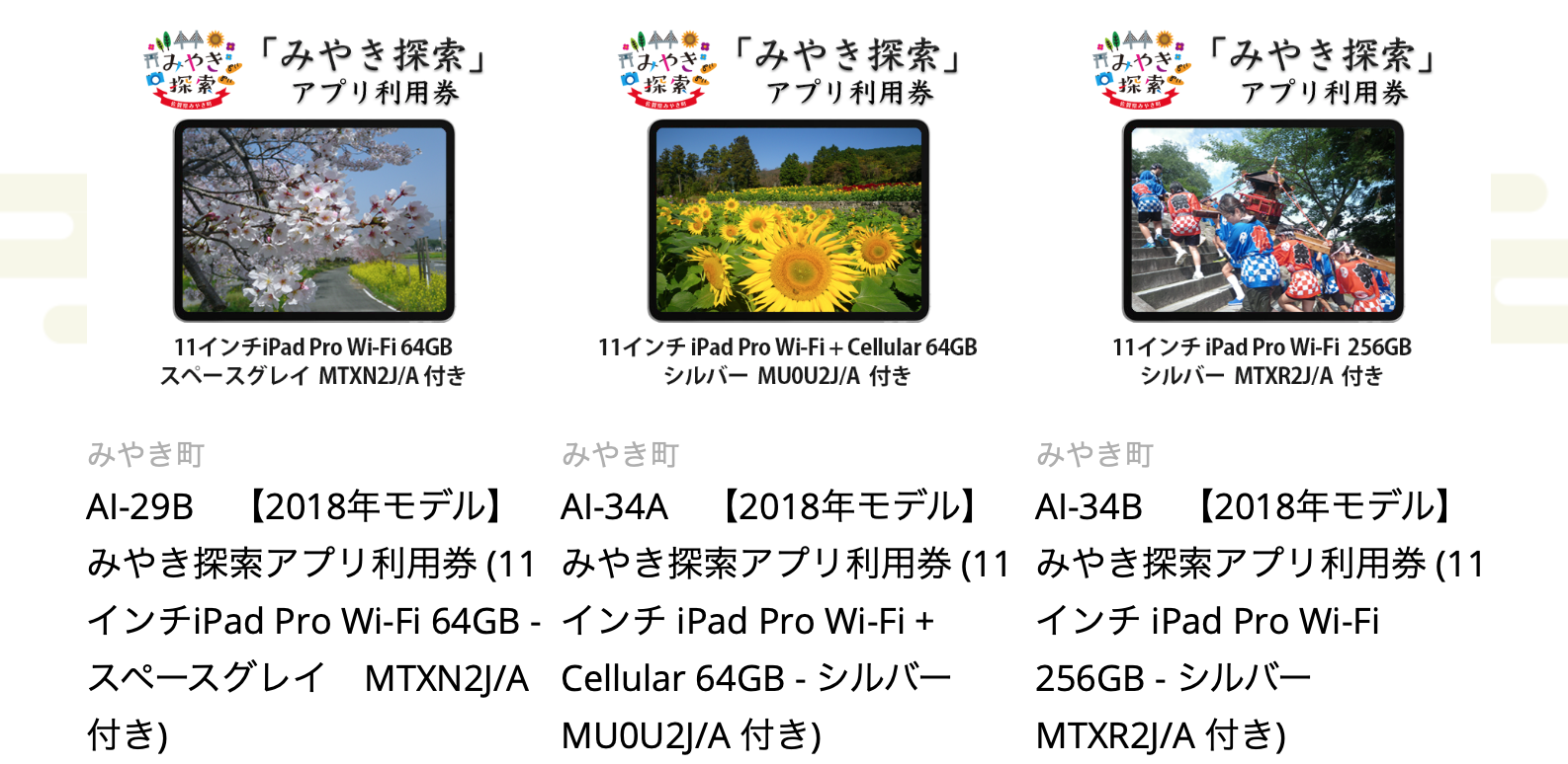 iPad Pro みやき町 返礼品