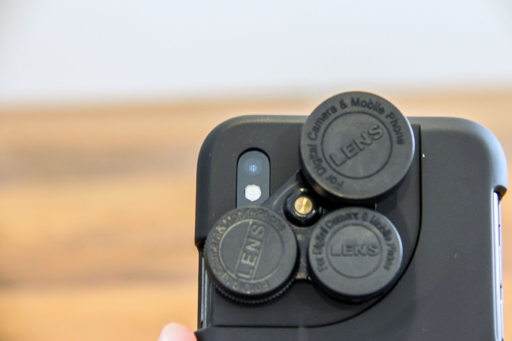 iPhone Xカメラレンズキットキャップ写真