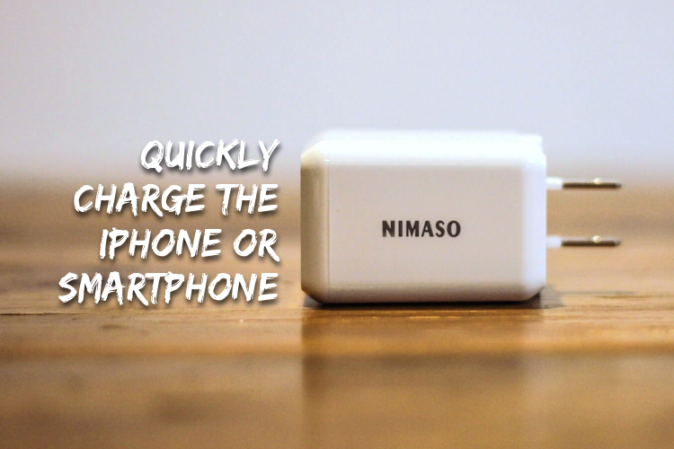 Quickly charge the iPhone or smartphone