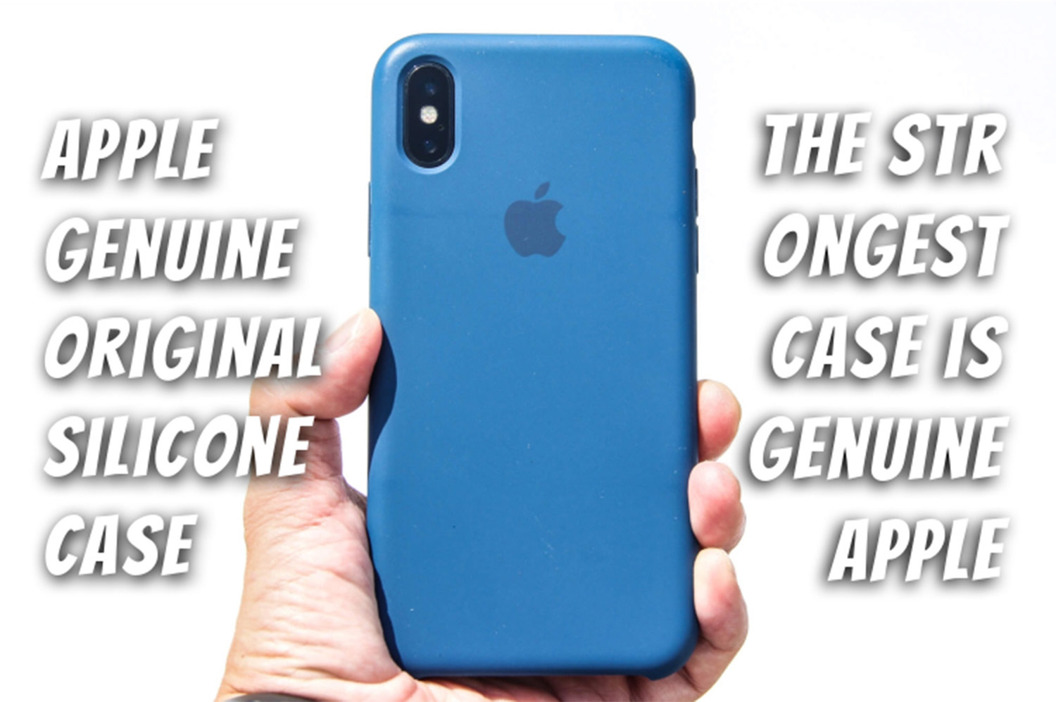 Apple genuine original silicone case