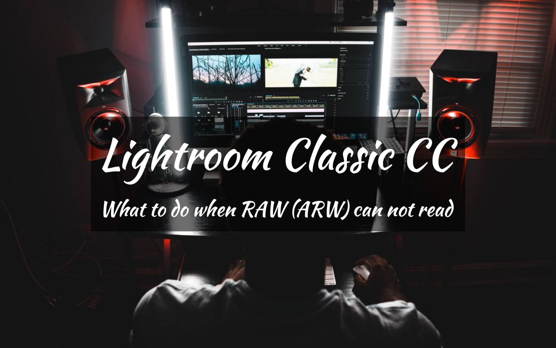 Lightroom Classic CC What to do when RAW (ARW) can not read