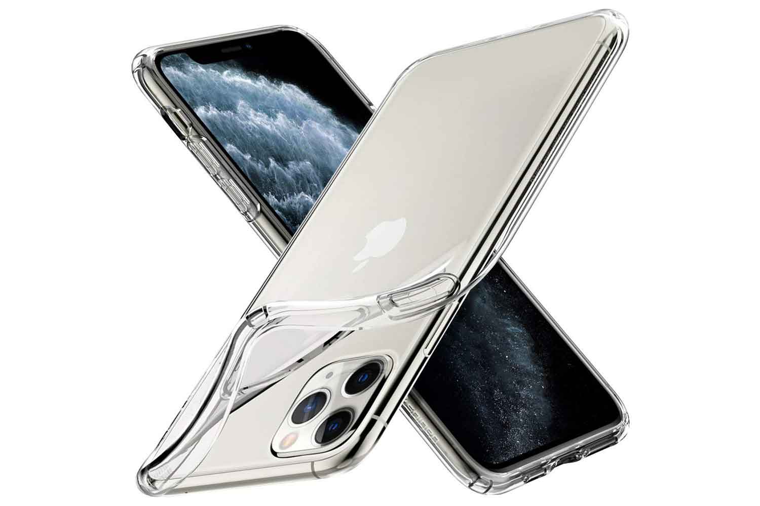 [Spigen]-iPhone-11-Pro-TPU-Clear-Case